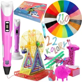 dlugopis-3d-drukarka-dla-dzieci-mega-zestaw-filament-wklady-kolorowe-110m