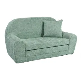 sofka-mini-piankowa-pokoj-dzieci-rozkladana-krzeselko-kanapa-boucle-zielony