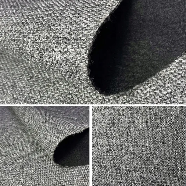 TKANINA OBICIOWA MEBLOWA MATERIAŁ TAPICERSKI KRZESŁA SZARA SOFA 0,5 mb