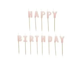 swieczki-happy-birthday-rozowe-25cm-13szt