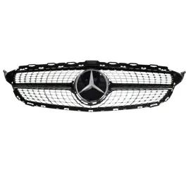 mercedes-c-w205-19-lift-atrapa-grill-kratka-przod-diamond-czarny-znaczek