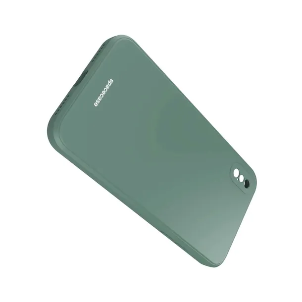spacecase-etui-silikonowe-case-do-iphone-xs-max-dark-green-funkcje-ladowanie-indukcyjne-pochlanianie-wstrzasow