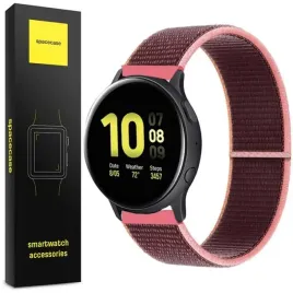 spacecase-pasek-do-zegarka-22mm-nylon-purple-pink-komfortowy