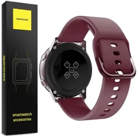 spacecase-pasek-silikonowy-20mm-do-zegarka-dark-red-wysoka-jakosc