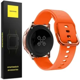 spacecase-pasek-silikonowy-22mm-do-zegarka-smartwatch-pomaranczowy