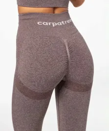 carpatree-legginsy-bezszwowe-allure-brazowy-melanz-xs