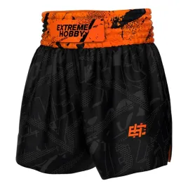 extreme-hobby-spodenki-muay-thai-neo-orange-m