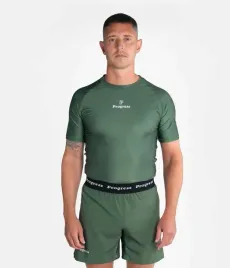 progress-rashguard-meski-krotki-rekaw-academy-khaki-m