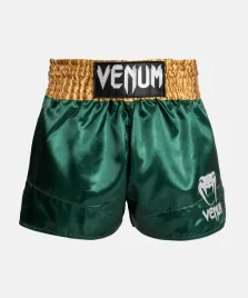 spodenki-tajskie-muay-thai-venum-classic-elastyczne-zielone-zlote-biale-r-s