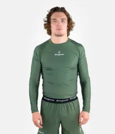 progress-rashguard-meski-dlugi-rekaw-academy-khaki-l