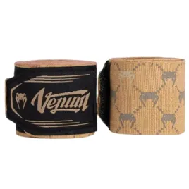 bandaze-owijki-bokserskie-venum-monogram-bawelniane-rzep-piaskowe-25m