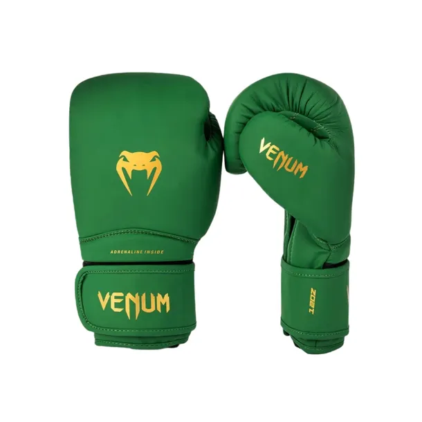 RĘKAWICE BOKSERSKIE Venum Contender 1.5 syntetyczne Zielone/Złote 14oz