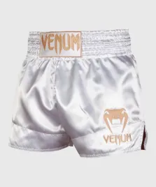 spodenki-tajskie-muay-thai-venum-classic-lekkie-elastyczne-biale-zlote-r-l