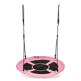 hustawka-ogrodowa-bocianie-gniazdo-100-cm-rozowa-ecotoys