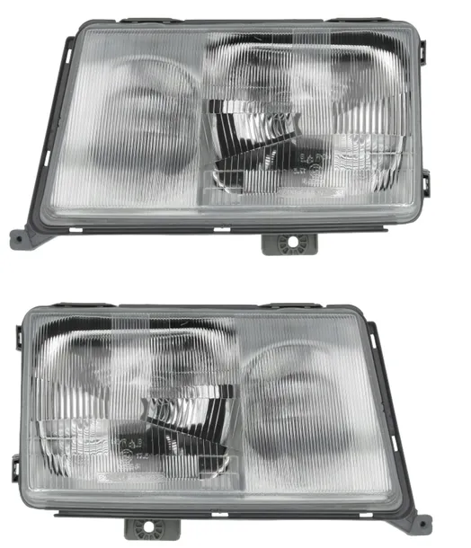 MERCEDES W124 KLASA E REFLEKTORY LAMPY PRZÓD LE+PR
