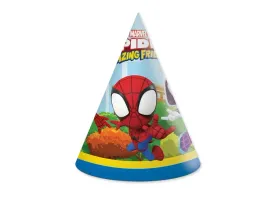 czapeczki-urodzinowe-spidey-spiderman-6-szt