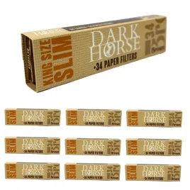 10-x-bletki-dark-horse-brown-ks-slim-34-bibulki-filtry-filterki-brazowe