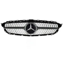 mercedes-c-w205-lift-19-atrapa-grill-kratka-przod-diamond-satyna-znaczek