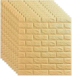 tapeta-3d-panele-sciennesamoprzylepne-imitacja-cegiel-77-x-70-cm-bezowa