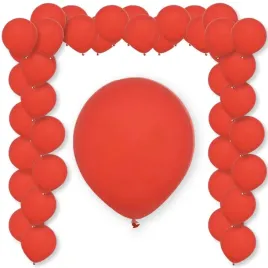 balony-pastel-red-decomex-czerwony-5-100-szt
