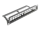 lanberg-patch-panel-blank-12-port-1u-with-organizer-for-keystone-modules