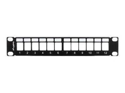 lanberg-patch-panel-blank-12-port-1u-with-organizer-for-keystone-modules