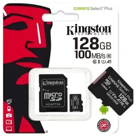 karta-pamieci-micro-sd-128gb-kingston-sdcs2-c10-v10-a1-100mb-s-adapter