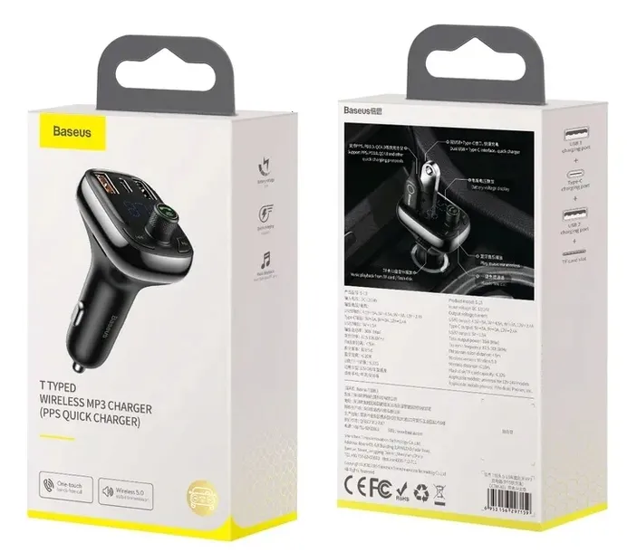 transmiter-bluetooth-ladowarka-do-samochodu-baseus-s-13-czarny-stan-nowy-wzor-dominujacy-inny-wzor