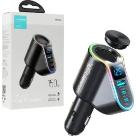 szybka-ladowarka-samochodowa-4w1-joyroom-150w-2x-usb-c-usb-a-pd-qc-mocna