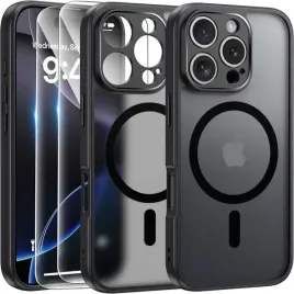 etui-do-iphone-16-pro-5g-do-magsafe-wzmacniane-360-matt-case-2x-szklo