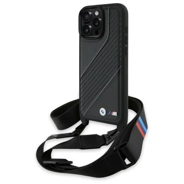 bmw-etui-hardcase-do-iphone-16-pro-max-m-edition-carbon-stripe-strap
