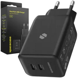 spacecase-ladowarka-usb-45w-gan-do-telefonow-typ-c-sc006b-czarna