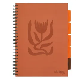 kolozeszyt-strigo-a4-project-book-floral-ceglany-kratka