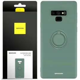 spacecase-etui-silikonowe-ring-do-samsung-galaxy-note-9-ciemnozielone