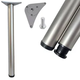 noga-regulowana-satynowa-do-stolu-biurka-blatu-710-mm-fi-60-1-szt