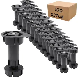 nozki-meblowe-gtv-dpd-h95-165-mm-czarne-100-sztuk