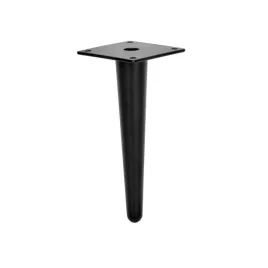 nozka-meblowa-czarna-mat-stozek-18-cm-noga-h-180-mm