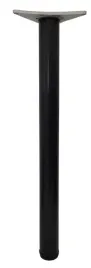 noga-do-stolu-blatu-biurka-prosta-czarna-matowa-h-710-mm