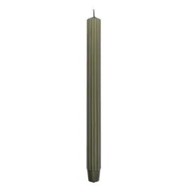 swieca-stolowa-dluga-ryflowana-donau-home-25x300-mm-4szt-khaki