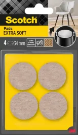 podkladki-z-welny-scotch-samoprzylepne-okragle-34mm-4szt-bezowe