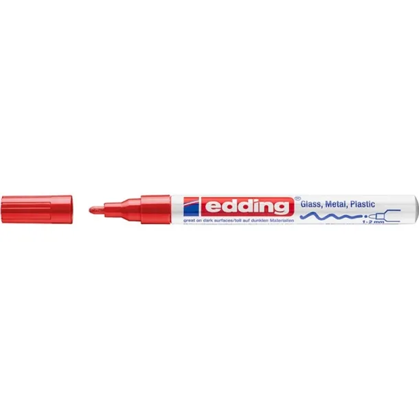 marker-olejowy-polyskujacy-e-751-czerwony-10szt