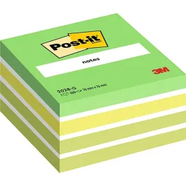 karteczki-post-it-kostka-zielona-450-karteczek