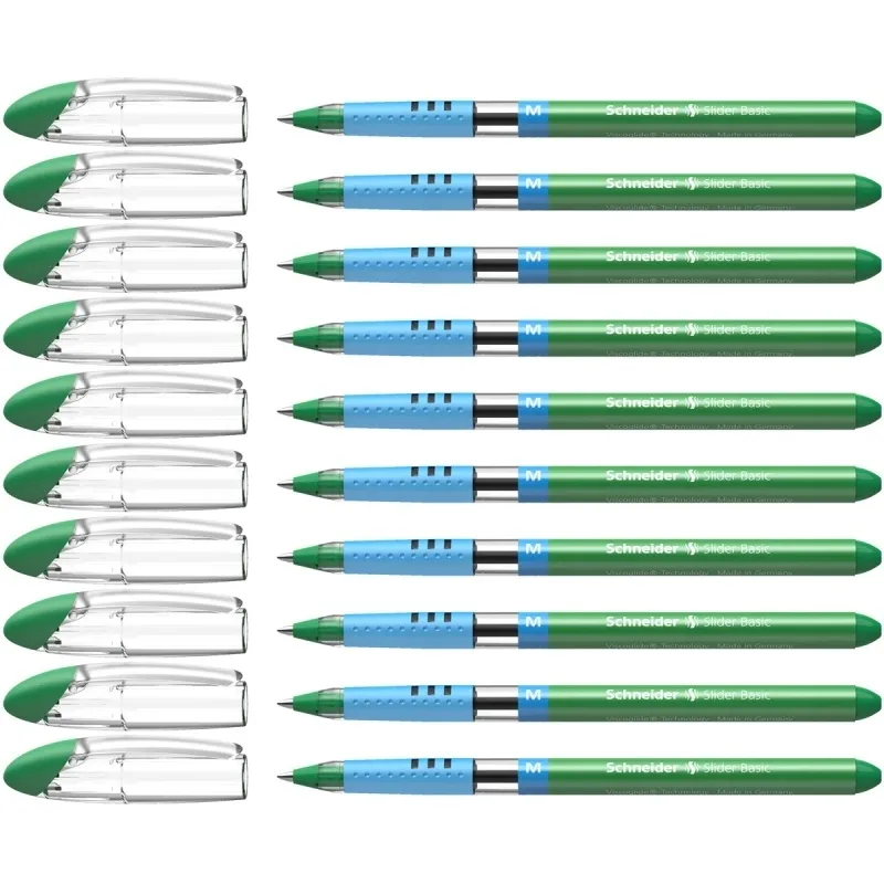 dlugopis-schneider-slider-basic-m-zielony-10szt