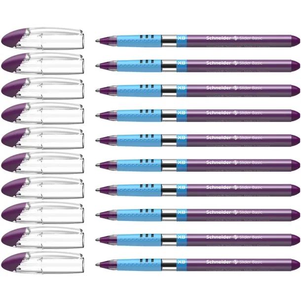 dlugopis-slider-basic-xb-fioletowy-10szt-informacje-dodatkowe-z-wkladem