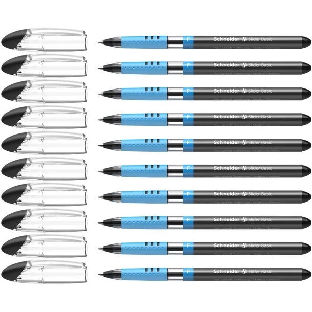 dlugopis-schneider-slider-basic-f-czarny-10szt-informacje-dodatkowe-z-wkladem