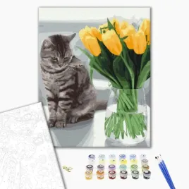 malowanie-po-numerach-brushme-40x50-cm-kot-z-tulipanami-1szt-w-pudelku