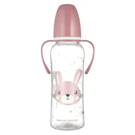 butelka-standardowa-250-ml-z-uchwytami-rozowa-kroliczek-smoczek-12m