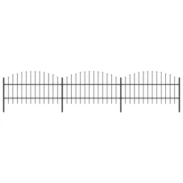 vidaxl-panele-ogrodzeniowe-z-grotami-stal-075-1-x-51-m-czarne