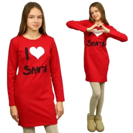 sukienka-tuba-swieta-mikolajki-love-santa-bawelna-czerwona-116