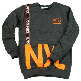 bluza-szara-neonowe-napisy-wygodna-rekaw-140